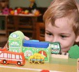 child playing toys